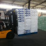 Stabilizator de încărcare hidraulică mecanică de fixare a furcii industriale